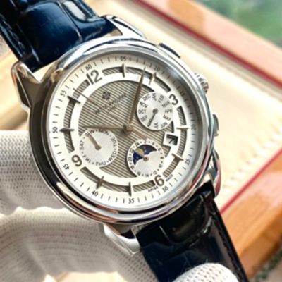  PATEK PHILIPPE   9100  Automatic Movement  Belt Style  Black 42mm Watch